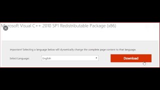Microsoft Visual C 2010 SP1 Redistributable Package x86 [upl. by Nylorak338]