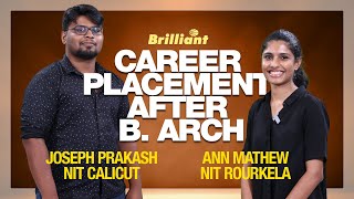 Career Placement After BArch  Joseph Prakash  Ann Mathew [upl. by Celinda]