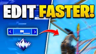 5 Best Ways To Edit Faster In Fortnite Console amp PC [upl. by Petuu643]