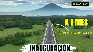 Actualización Completa del Periférico Gerardo Barrios en San Miguel a un Mes de su Inauguración [upl. by Arag360]