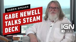 Gabe Newell Talks Steam Decks Origin Goals and Future [upl. by Sirak]