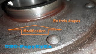 CNCPapyKyKa  Modification poulie Av moteur OM314  23 [upl. by Chadbourne823]