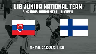 U18 Slovakia vs Finland  5Nations Tournament  Zuchwil SUI [upl. by Meghan]