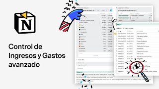 Control de gastos ingresos y ahorro en Notion [upl. by Barbabra]