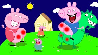 Zombie Apocalypse Zombies Appear At The Forest  Peppa Pig Funny Animation [upl. by Noorah]