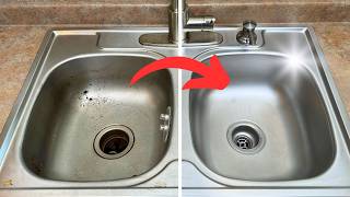 The Secret to Cleaning Stainless Steel Sinks Like a Pro [upl. by Enrobyalc]