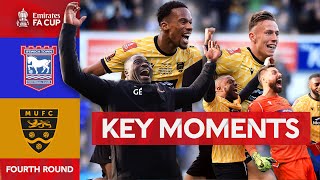 Ipswich Town v Maidstone United  Key Moments  Fourth Round  Emirates FA Cup 202324 [upl. by Acilef]