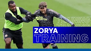 Europa League Training  Leicester City vs Zorya Luhansk  202021 [upl. by Ardnekat]