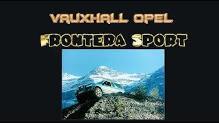 Vauxhall Opel Frontera Sport 19911998 [upl. by Winograd872]