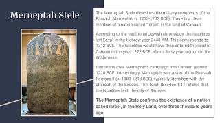 Archaeological Proof for the Torah and Exodus [upl. by Enirehtacyram]