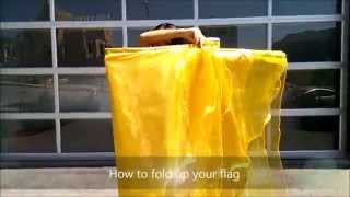 Worship Flag Dance How to HOLD STORE and TRANSPORT your CALLED TO FLAG Banners ft Claire [upl. by Alex]