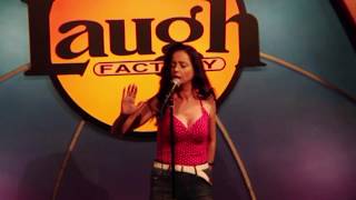 DESPINA MIROU  Stand Up Comedy quotVirgin for the second timequot  LAUGH FACTORY Δέσποινα Μοίρου [upl. by Akehs993]