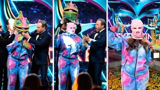 KAMELEONTEN FRÖKEN SNUSK VINNER MASKED SINGER [upl. by Velleman]