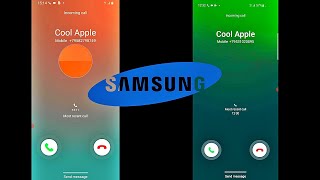 Mix Samsung Galaxy S9 vs S10 screen recordings calls  Incoming Calls [upl. by Ahsirtal9]