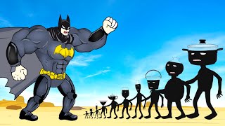 Evolution Of BATMAN Vs Evolution Of MONSTER RADIATION  Returning From The Dead SECRET  FUNNY [upl. by Ydospahr]