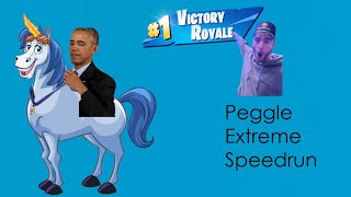 Peggle Extreme Blind Speedrun Adventure mode [upl. by Houlberg]