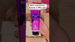 What I ordered from BellaVita 999 offer 😍 bellavita bellavitaorganic offer youtube shorts [upl. by Analaf]