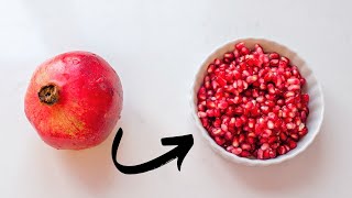 How to Remove Seeds from a Pomegranate PROPERLY [upl. by Stroud]