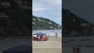 São Paulo Guarujá 4k beach beachwalkbrazil Enseada bela Praia tourism [upl. by Artenehs296]