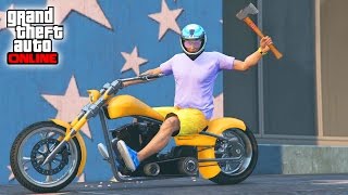 AHORA PODEMOS PEGAR DESDE LA MOTO  GTA V ONLINE [upl. by Xineohp422]