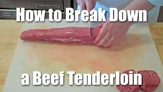 How To Butcher A Beef Tenderloin [upl. by Caylor]