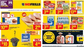 No Frills Flyer Canada 🇨🇦  June 06  June 12 [upl. by Sachsse740]