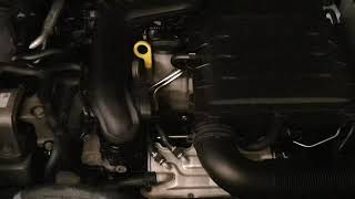 Volkswagen Golf 10 TSI 2018 engine noise [upl. by Khalil483]