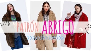 DIY Patrón ABRIGO para Mujer MUY FÁCIL  Aprende a coser tu propio abrigo Oversize  1a Parte [upl. by Tuckie]