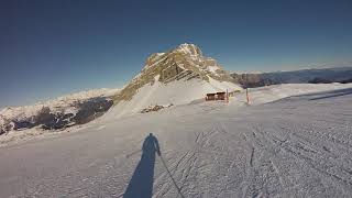 Dolomites Madonna di Campiglio to Folgarida amp Marilleva  Skiing with Rae [upl. by Zea]