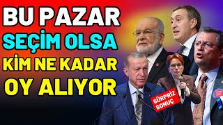 Bu Pazar Seçim Olsa Anketinin Sürpriz Sonuçları [upl. by Stevena]