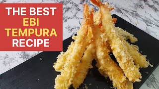 HOW TO COOK RESTAURANTSTYLE EBI TEMPURA Secret Technique Revealed  Chef Nico Garcia [upl. by Aerdnaeel]