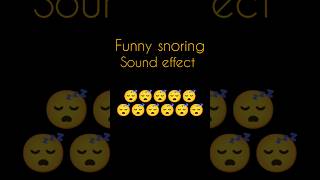 Funny snoring sound effect snoring ringtone 😴😴 [upl. by Allenod]