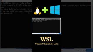 Windows Subsystem for Linux WSL windows linux [upl. by Adin]