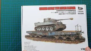 TModel 135 German 80ton Type SSyms Schwerer Platformwagen  Kit Review [upl. by Sylera]