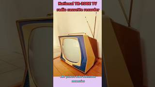 National tr200e CRT colour TV 1960 ka modelvintage televisioncolour TV [upl. by Daphene]