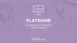 Flatsome Theme Tutorial  Sidebars amp Widgets [upl. by Mosira]