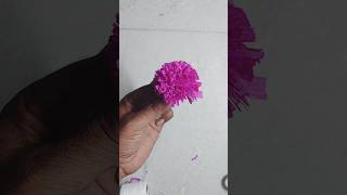 DIY Marigold Paper Flowers  Making of Paper Marigold Flowers Marigold Flowers Making at home [upl. by Gemina]