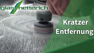 Professionelle Entfernung Kratzer im Glas im Video [upl. by Laurentia]