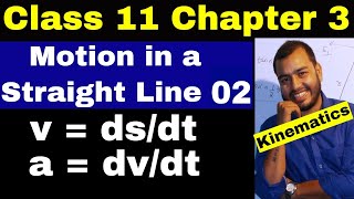 Class 11 chap 3  Motion in a Straight Line 02  Instantaneous Velocity  Kinematics  IIT NEET [upl. by Goodhen554]