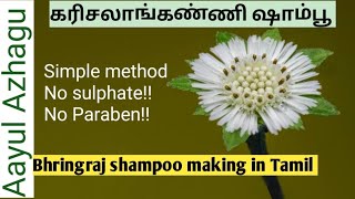 Bhringraj shampoo making in tamil  karisalankanni shampoo making in tamil [upl. by Nalyak]