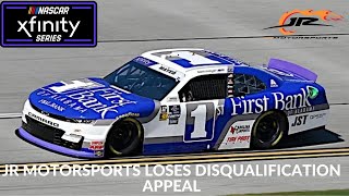 JR Motorsports Loses Disqualification Appeal [upl. by Swarts456]