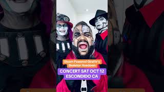 Steam Powered Giraffe Skeleton Hoedown Concert  Sat Oct 12 Escondido CA [upl. by Yauqram]