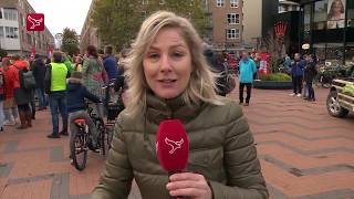 Verslag rond 930 uur van de onderwijsstaking in Lelystad [upl. by Nocaj910]