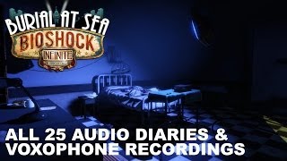 Bioshock Infinite Burial at Sea Episode 2  All 25 Audio Diaries amp Voxophone Recordings [upl. by Adianes152]