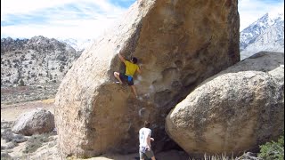 Bishop Bouldering Bowling Pin Sit Start V6 [upl. by Herby]