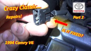 Crazy Classic Camry Intermittent LIMPHOME Part 2 Repairs [upl. by Amling]