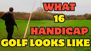 EVERY SHOT OF A 16 HANDICAP GOLFER [upl. by Baram595]