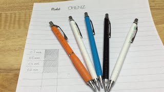 Subtitle Which lead size of Pentel Orenz is your favorite 02030507mm mechanical pencils [upl. by Wojcik476]