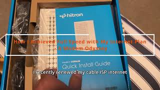 Hitron CODA56 Only One Out of Four to Give Me Full Upload and Download Speed with My Cable ISP [upl. by Gustin]