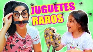 SLIME con MOSCAS MASCOTA MÁGICA y MÁS 😱 Abriendo Juguetes Raros 😅 PLAY con SandraCiresArt ft MIA [upl. by Arimlede]